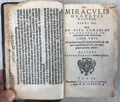 Image for De Miraculis Occultis Naturae, Libri IIII. Item de vita cumanimi: De Vita cum animi et corporis incolumitate recte instituenda Liber unus. Illi . . . iam postremum emendati, et . . . aucti: hic . . . nunquam antehac editus.