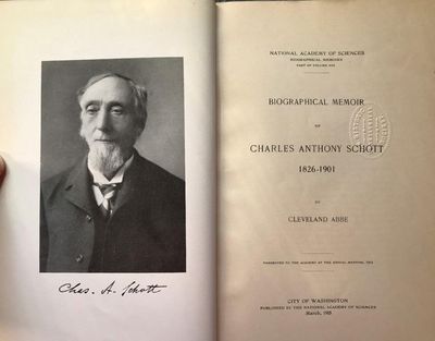 Image for Biographical Memoir of Charles Anthony Schott, 1826-1901.