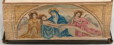 Image for The New Testament of Our Lord and Savious Jesus Christ. With engravings on wood from designs of Fra Angelico, Pietro Perugino, Francesco Francia, Lorenzo di Credi, Fra Bartolommeo, Titian, Raphael, Gaudenzio Ferrari, Daniel di Volterra, and others.