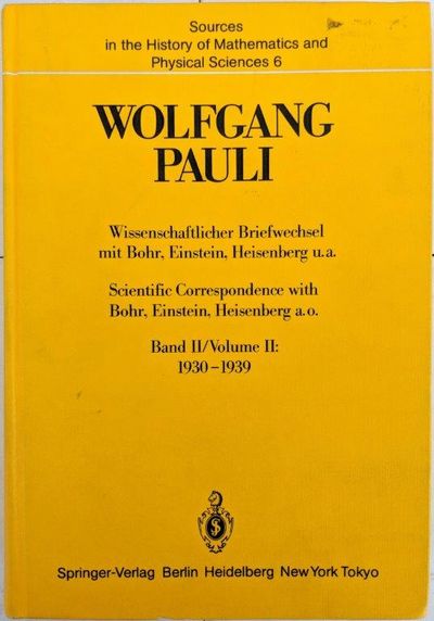 Image for Scientific Correspondence with Bohr, Einstein, Heisenberg a.o. Volume II: 1930-1939.