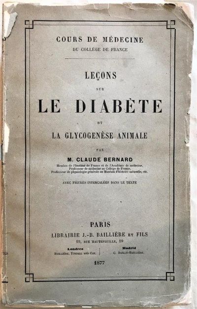 Image for Lecons sur le diabete et la glycogenese animale.