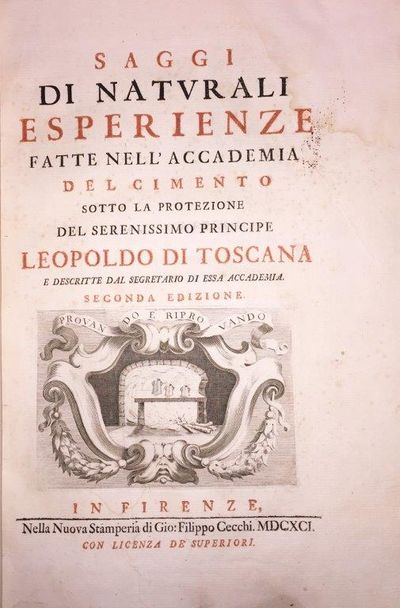 Image for Saggi di Naturali Esperienze . . .