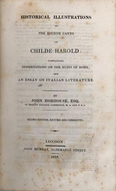 Essay On Business Communication Historical Illustrations Of The Fourth Canto Of Childe Harold Containing Dissertations On The Ruins Of Rome And An Essay On Italian Literature Thesis Statement Narrative Essay also Business Studies Essays Historical Illustrations Of The Fourth Canto Of Childe Harold Essays On Science And Religion