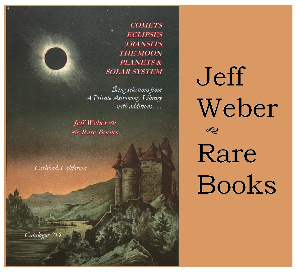 CATALOGUE 215: COMETS, ECLIPSES, TRANSITS, THE MOON, PLANETS & SOLAR SYSTEM