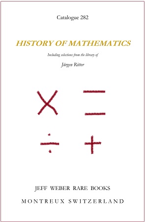 CATALOGUE 282: History of Mathematics